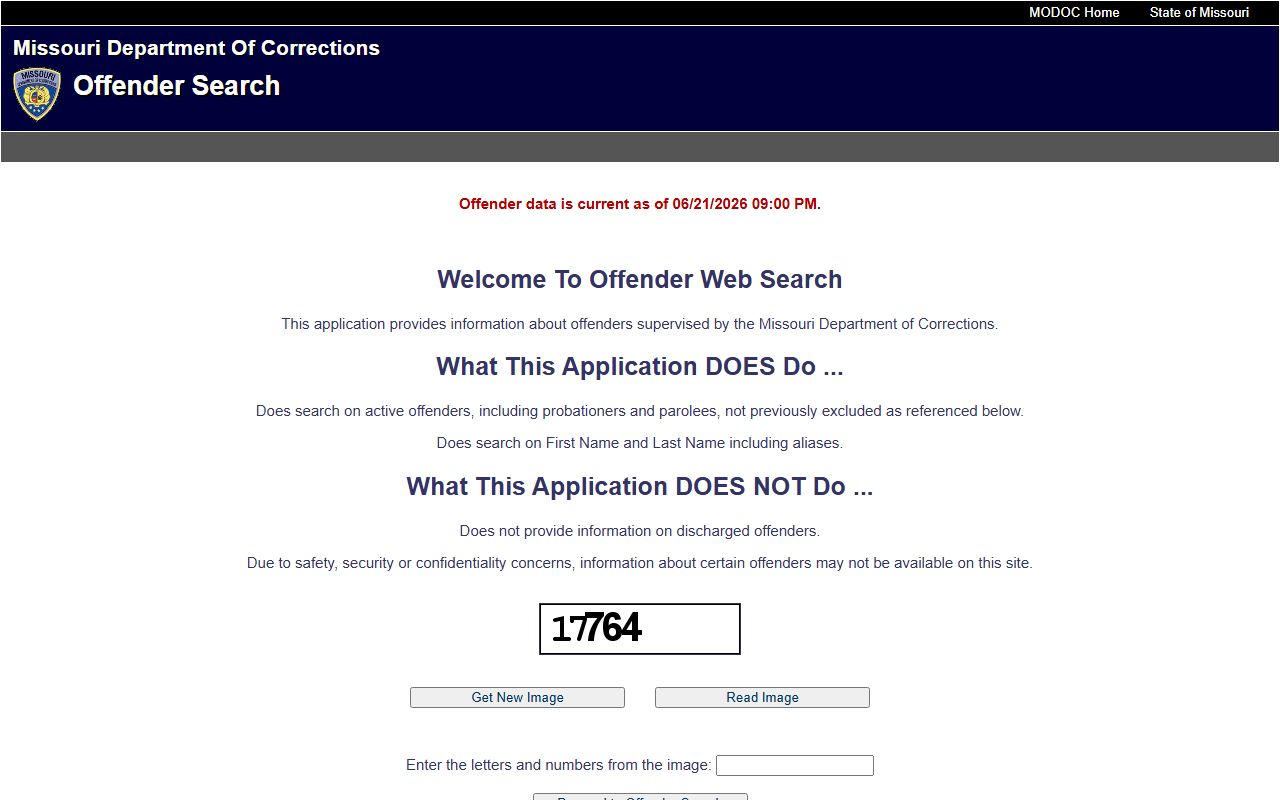 Pettis County inmate search and Missouri DOC offender search