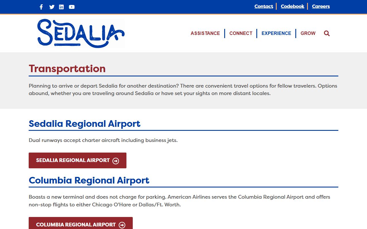 Pettis County traffic court records Sedalia transportation page